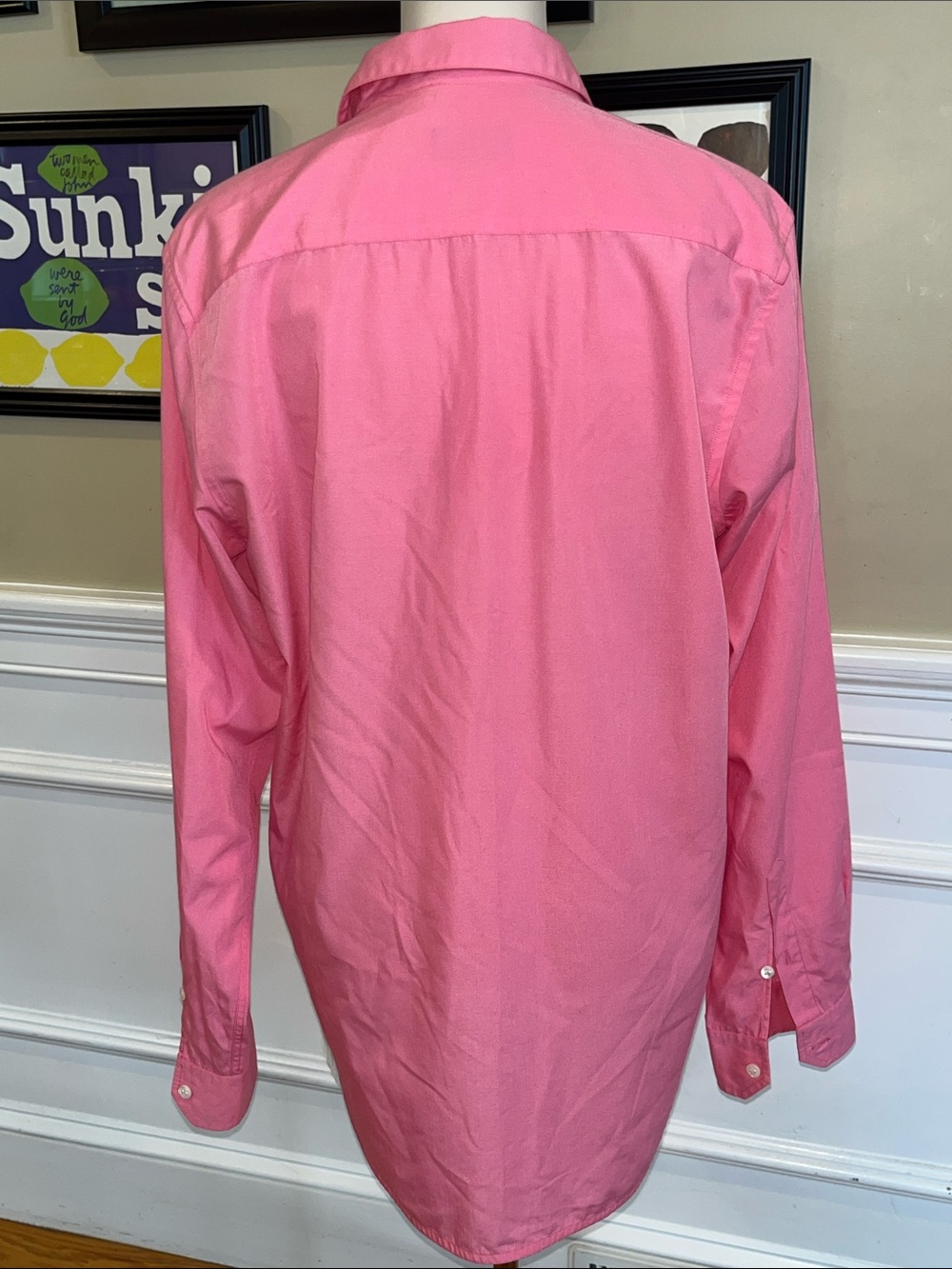 A.P.C. Vintage Pink Button-down Shirt - Picture 3 of 6